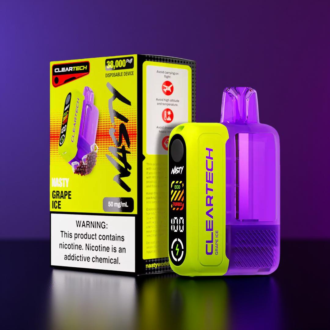 NASTY ClearTech Grape Ice 38k puff