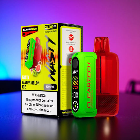 NASTY ClearTech Watermelon Ice 38k puff