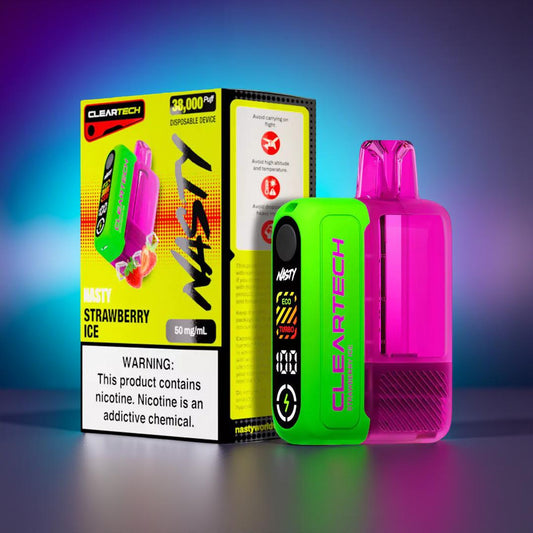 NASTY ClearTech Strawberry Ice 38k puff