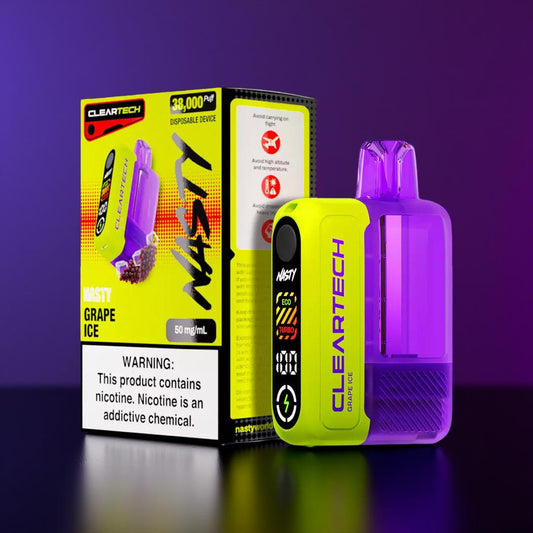 NASTY ClearTech Grape Ice 38k puff