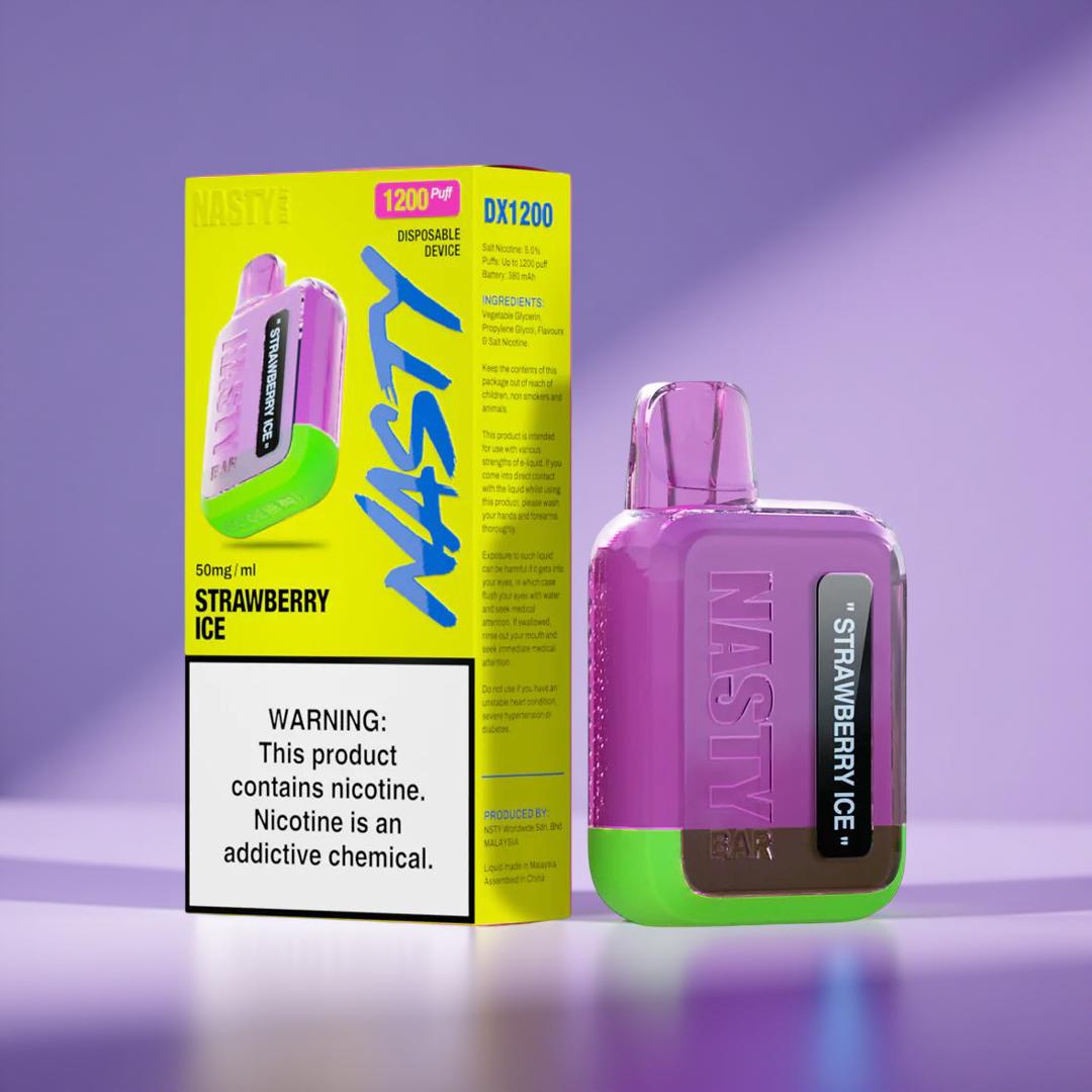 NASTY BAR Strawberry Ice 1,200 puff