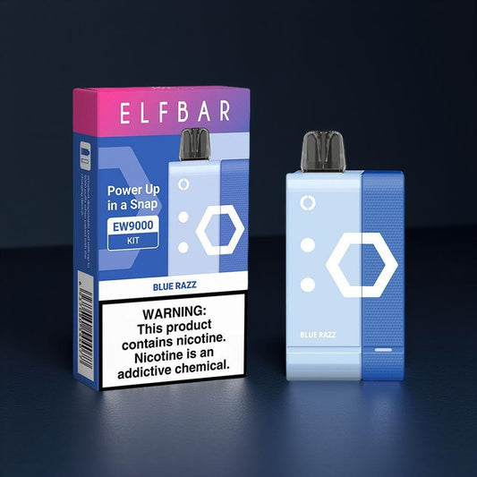 ElfBar EW9000 Kit (Pod + Battery)Blue Razz